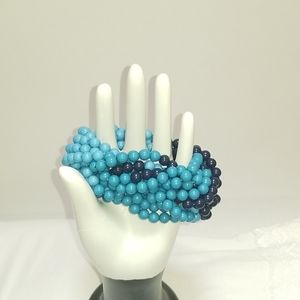 Layered beaded bracelet